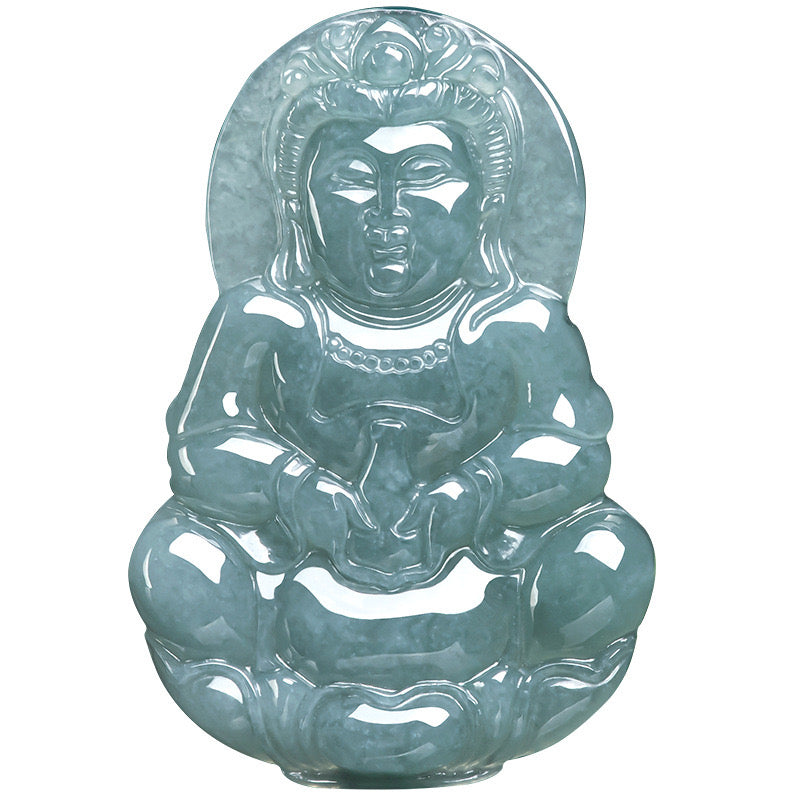 Guan Yin Buddha Jade Pendant-Protection&Healing