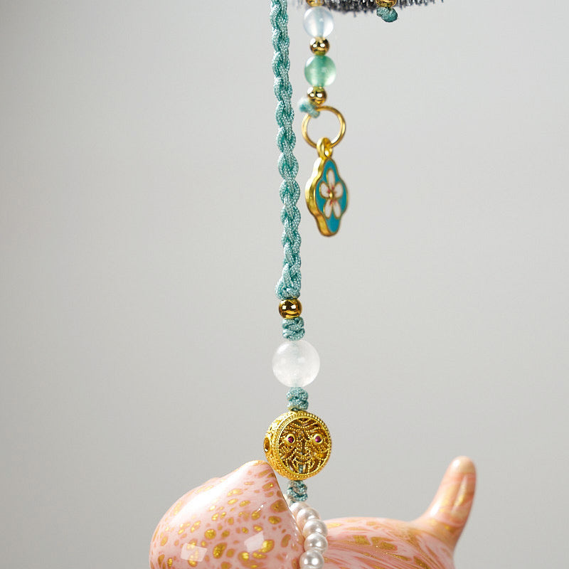 Lucky Fortune Cat Keychain-Wealth&Protection