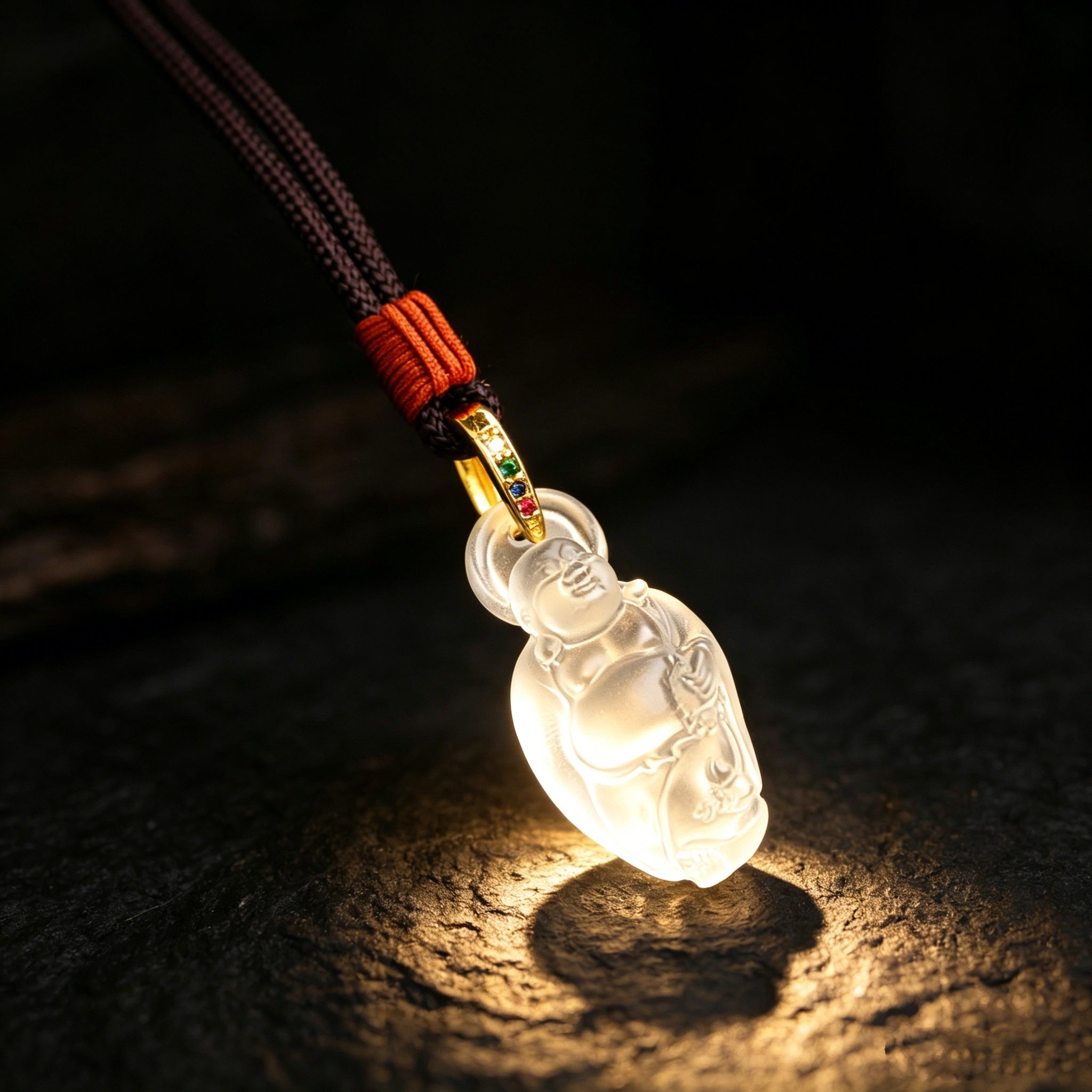 Maitreya Liuli Pendant-Joy，Contentment & Inner Abundance