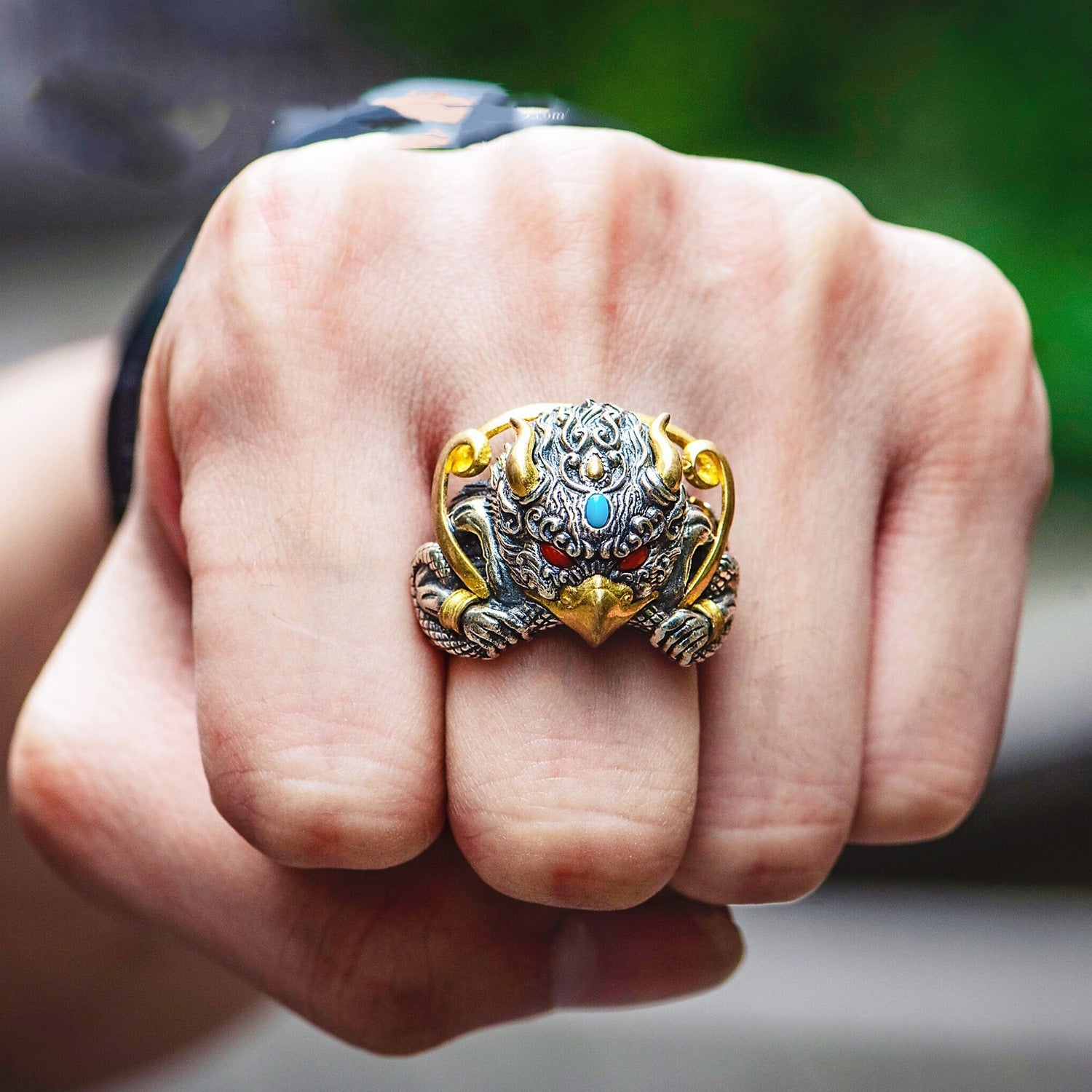 Feng Shui Eagle Ring-Garuda Protection