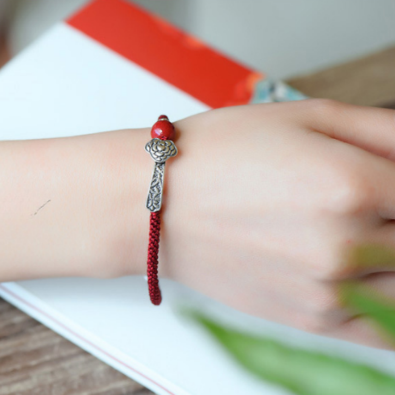 Ruyi-Knoten-Armband aus 925er Silber