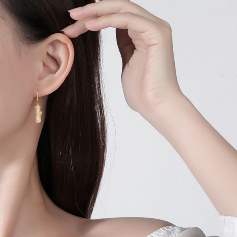 Stay True-Bamboo Drop Earrings