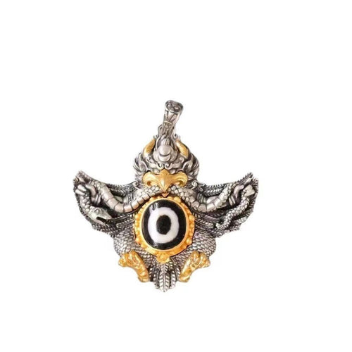 Garuda Birds Pendant-Buddhism Protection Charm Dzi Bead