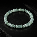 Green Jade Bamboo Bracelet-Growth, Success & Lasting Blessings