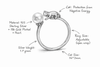 Original Design Gold Cat Pearl Silver Ring-Good Luck and Prosperity