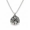 Money Tree Fine Silver Necklace-A Wish for Prosperity