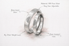 Matching Silver Ring For Couple-Double Happiness