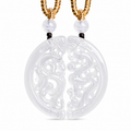Dragon & Phoenix Hollow Design Aaget Pendant Set – Unity, Love & Lifelong Bond