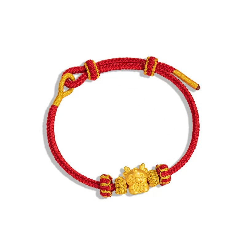 12 Zodiac Fortune Gold Bracelet – “Wealth on Arrival” Lucky Year Series