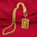 Gold Guangong Pendant Chain Necklace-Wealth Of God