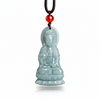 Serene Acceptance Jade Guanyin Pendant Necklace