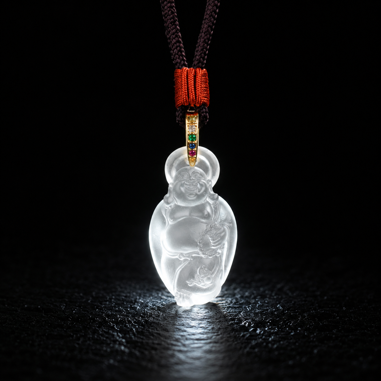 Maitreya Liuli Pendant-Joy，Contentment & Inner Abundance