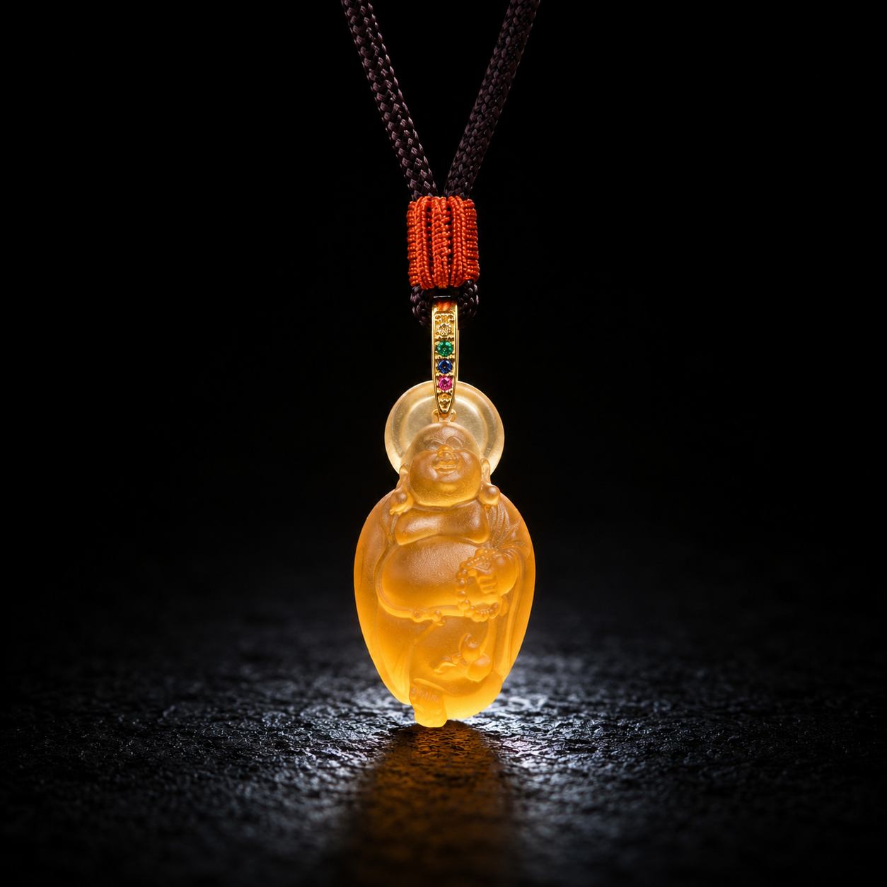 Maitreya Liuli Pendant-Joy，Contentment & Inner Abundance