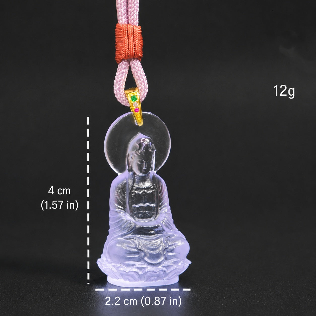 Liuli Guanyin Pendant – Compassion, Peace & Gentle Protection