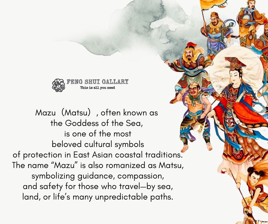 Mazu Goddess of the Sea Jade Pendnat-Peace, Protection & Blessings