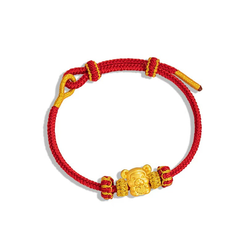 12 Zodiac Fortune Gold Bracelet – “Wealth on Arrival” Lucky Year Series
