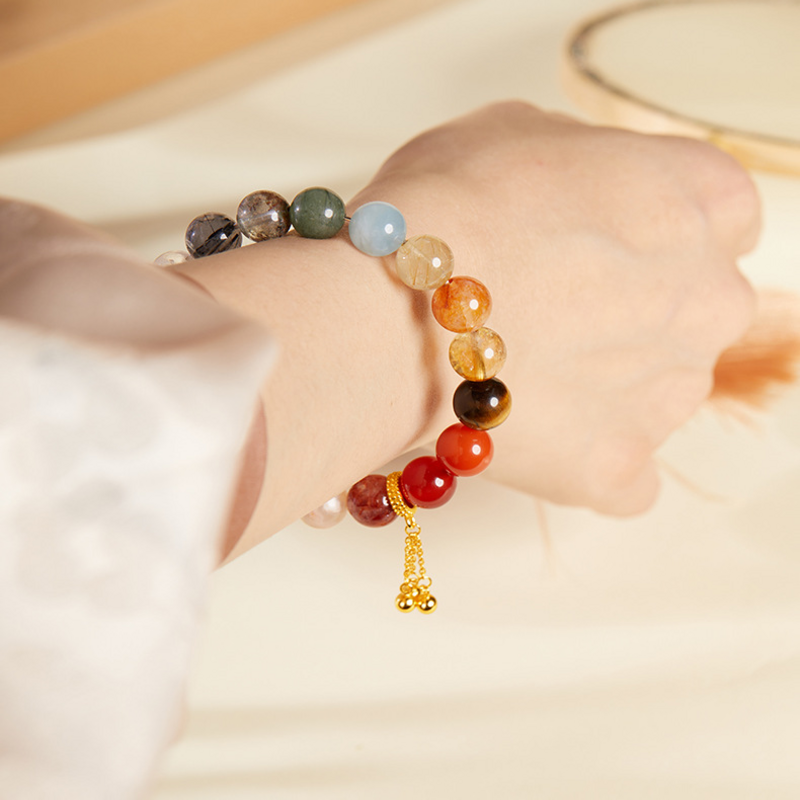 Original supplier second wrist view of multicolor bracelet