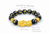 New Edition Feng Shui Pixiu Black Obsidian Wealth Bracelet