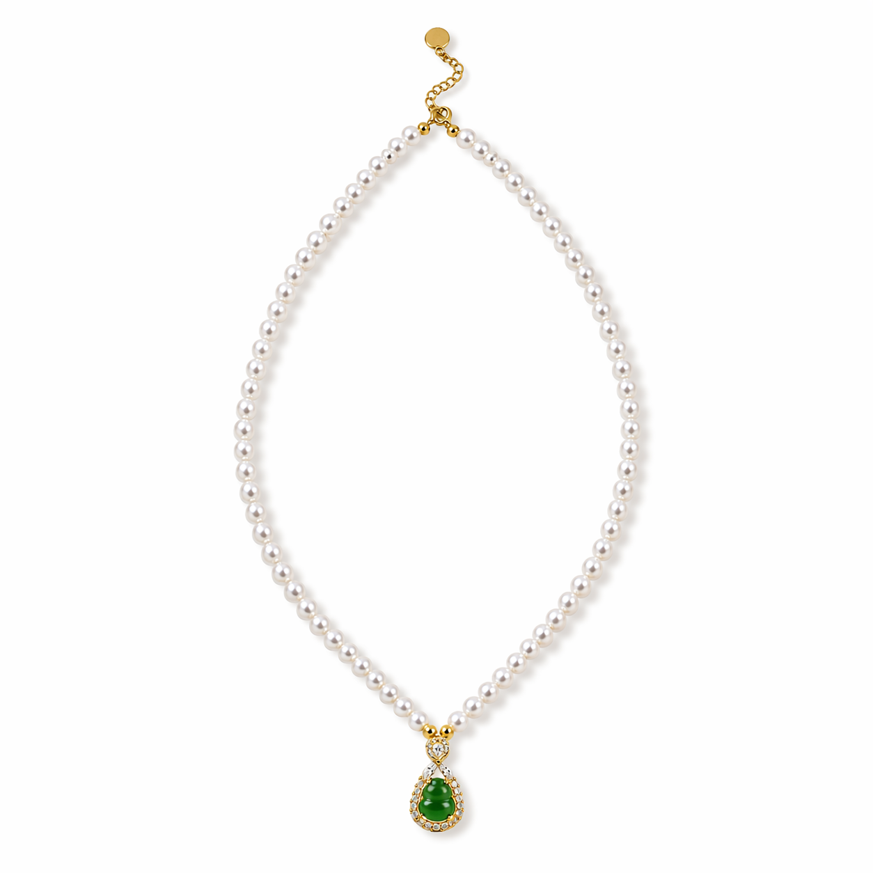 Fortune & Blessing Gourd Pearl Necklace – A Gift of Love, Luck & Prosperity