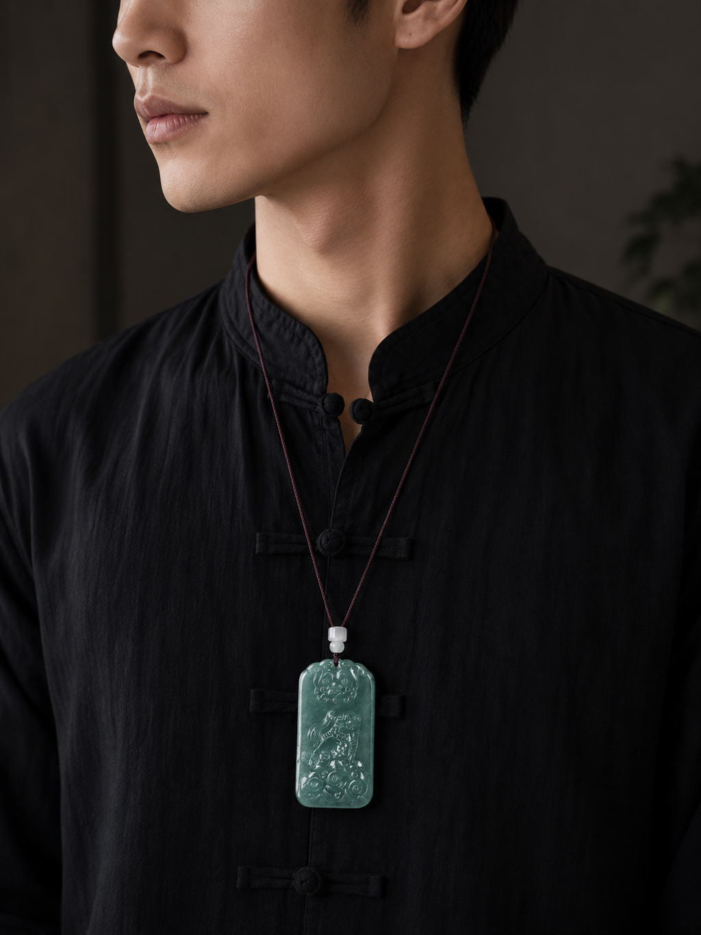 Natural Jade Pixiu Prosperity Pendant-Wealth, Protection & Good Fortune
