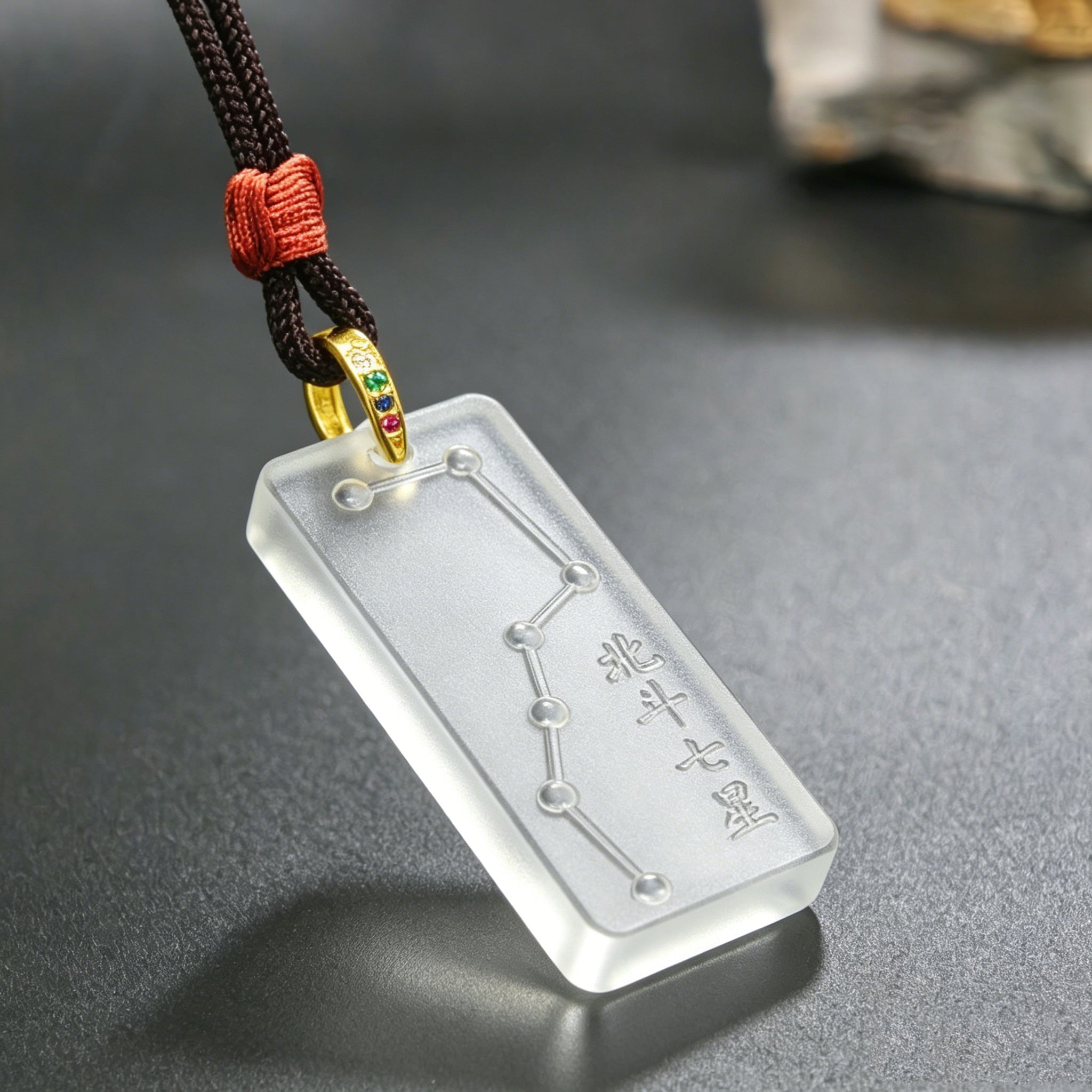 The Seven Stars of the Northern Dipper Liuli Pendant–Blessing, Protection & Longevity Charm