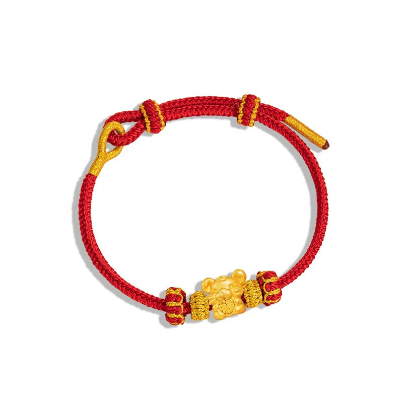 12 Zodiac Fortune Gold Bracelet – “Wealth on Arrival” Lucky Year Series