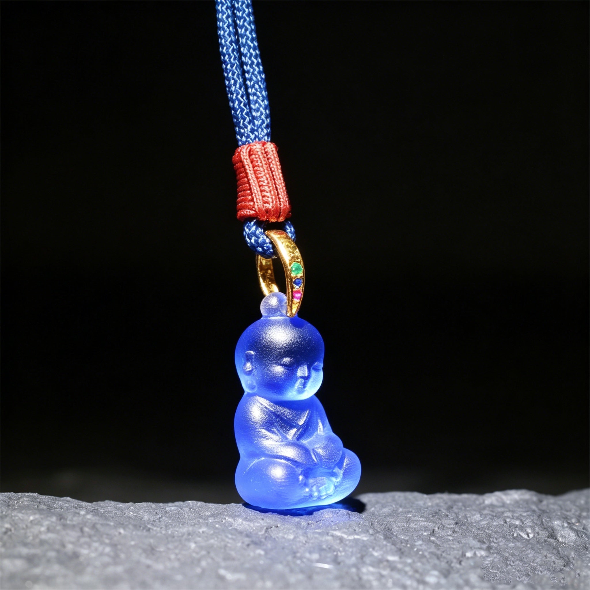 Serene Little Monk Liuli Pendant-Innocence & Inner Peace