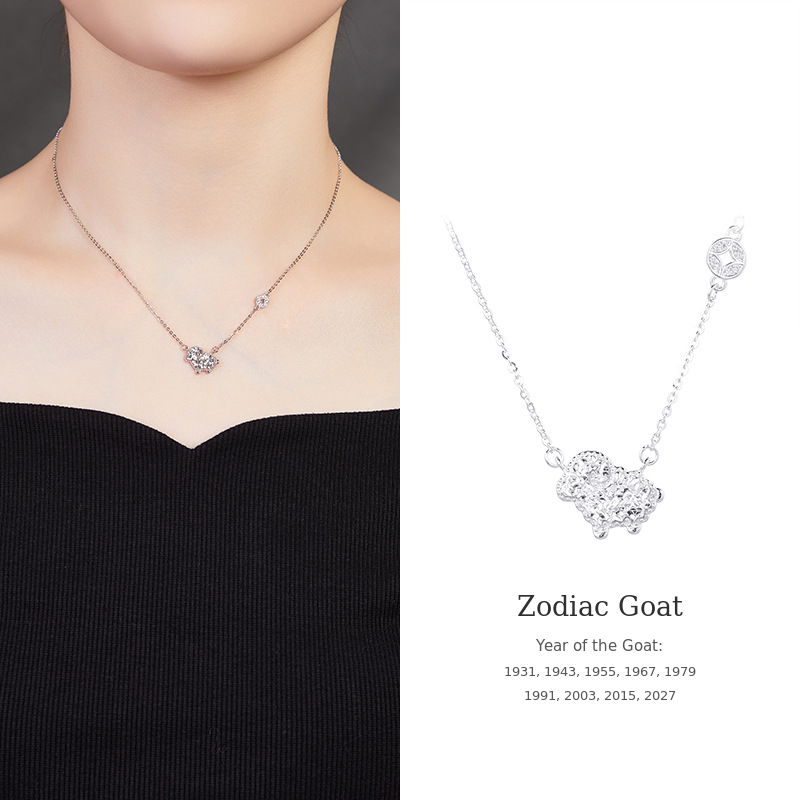 925 Silver Zodiac Necklace-Your Year, Worn with Meaning