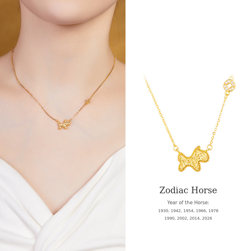 Guided by Your Sign-18K Gold Plated 925 Silver Zodiac Necklace