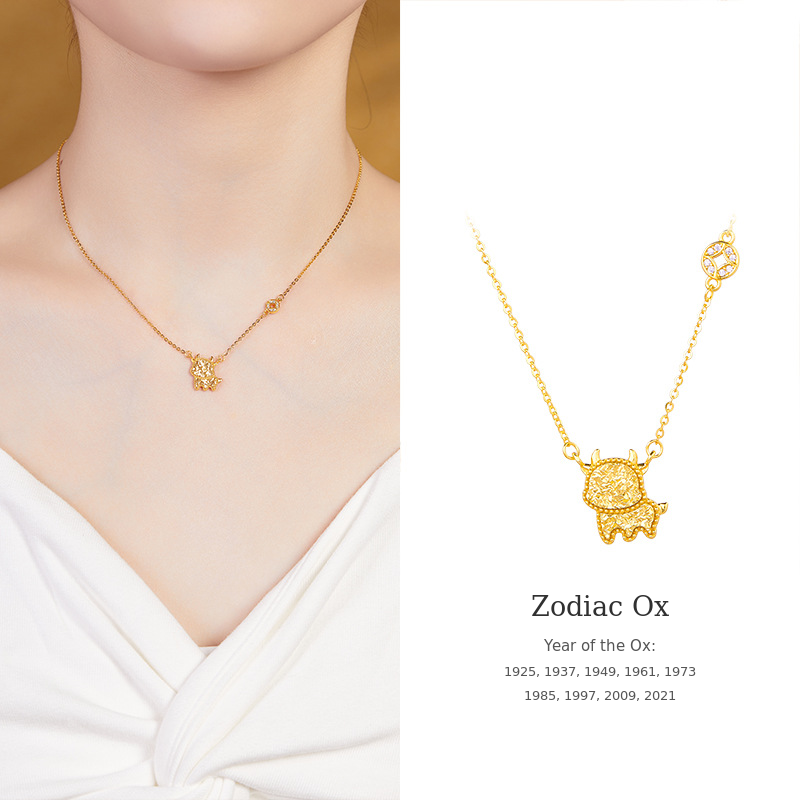 Guided by Your Sign-18K Gold Plated 925 Silver Zodiac Necklace