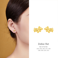18K Gold-Plated 925 Silver Zodiac Stud Earrings-Your Sign, Your Story