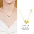 Guided by Your Sign-18K Gold Plated 925 Silver Zodiac Necklace