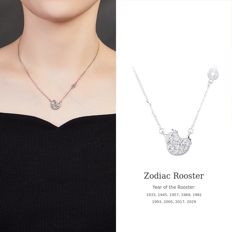 925 Silver Zodiac Necklace-Your Year, Worn with Meaning