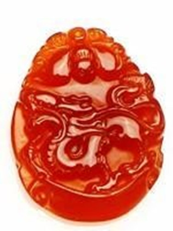 Natural Red Agate 12 Chinese Zodiac Pendant - FengshuiGallary
