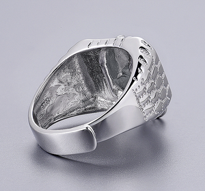 Silver Pixiu Wealth Ring(Adjustable) - FengshuiGallary