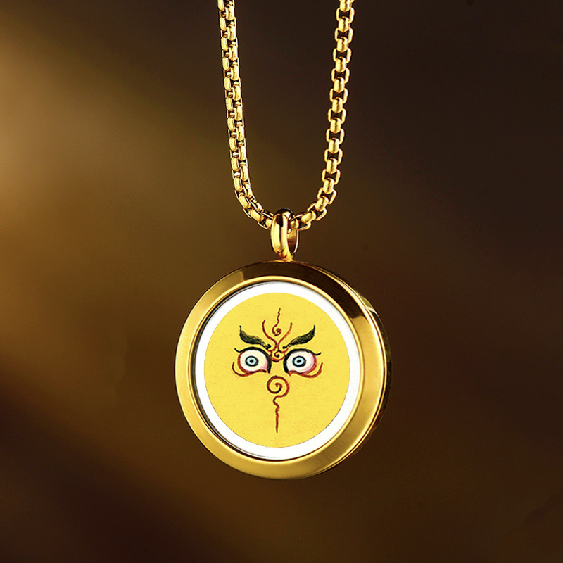 Buddha Eyes Pendant-Thangka Ghau Prayer Box