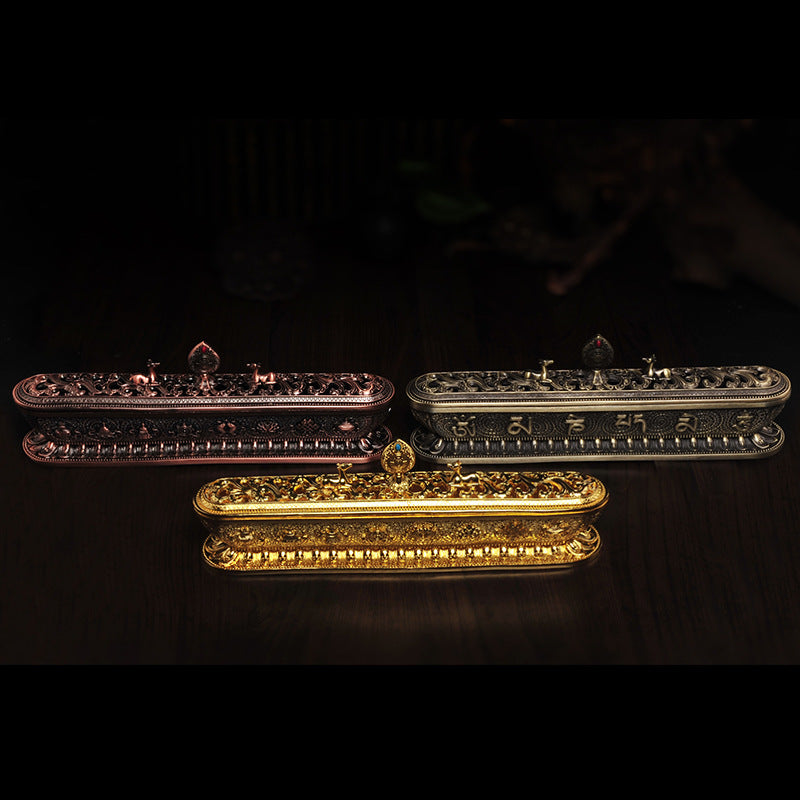 Tibetan Buddhist Handmade Lucky Incense Burner - FengshuiGallary