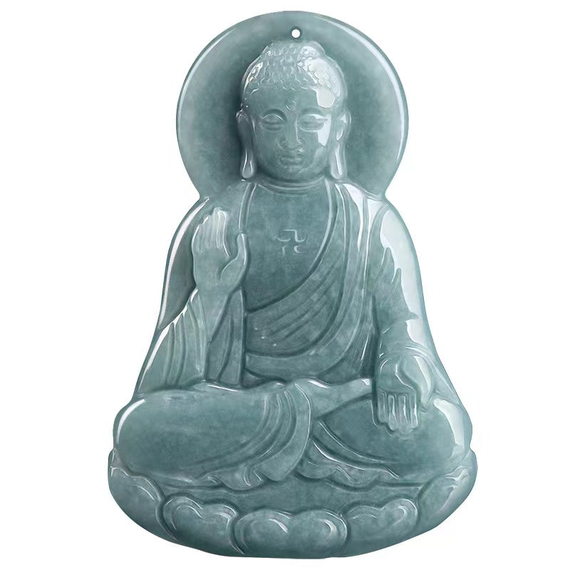 Sakyamuni Bodhisattva Jade Pendant-Grade A Jade