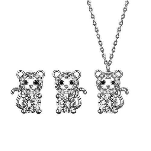 2022 New Year Tiger Jewelry Set - FengshuiGallary