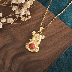 2022 Year Of Tiger Lucky Pendant-Red Agate Stone - FengshuiGallary