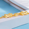 24K Gold Double Pixiu Ingot Wealth&Lucky Bracelet - FengshuiGallary