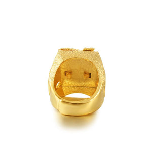 24k Gold Dragon Wealth Ring - FengshuiGallary
