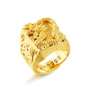 24k Gold Dragon Wealth Ring - FengshuiGallary