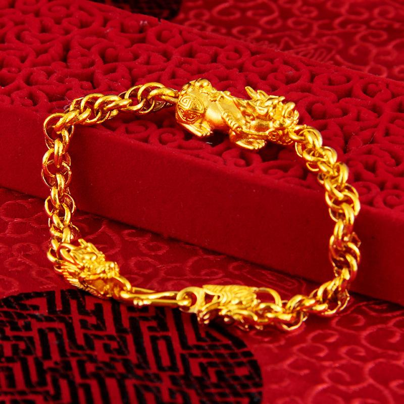 Medieval 24k gold bracelet