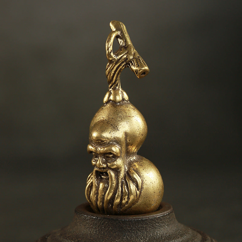 Gold Of Calabash Auto Key Pendant - FengshuiGallary