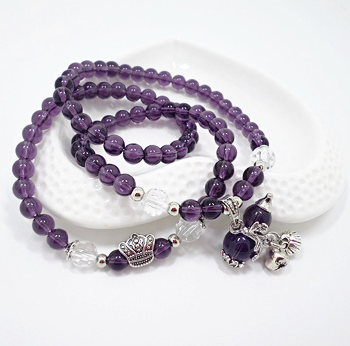 Feng Shui Natural Amethyst Wealth Bracelet - FengshuiGallary