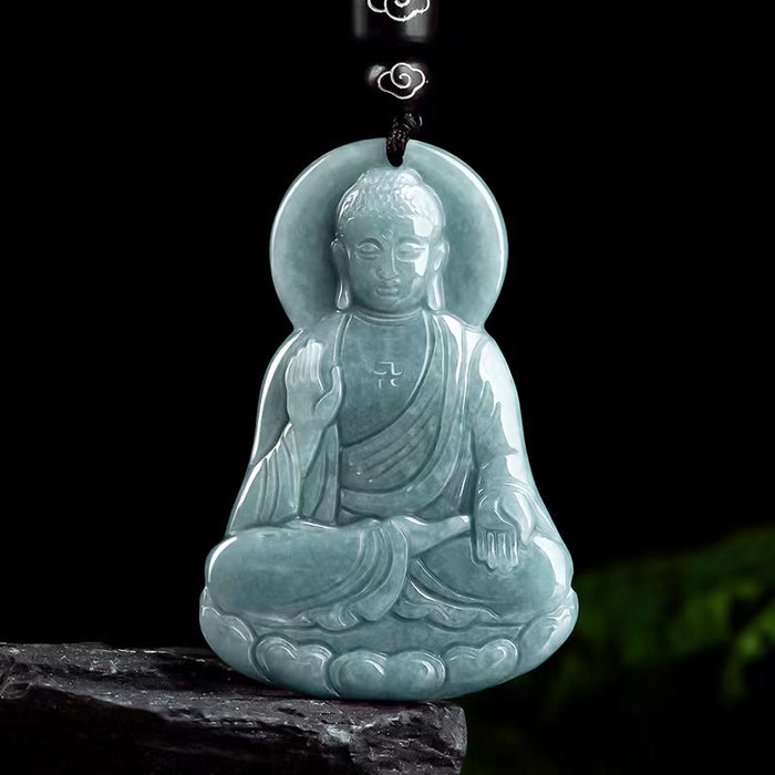 Sakyamuni Bodhisattva Jade Pendant-Grade A Jade