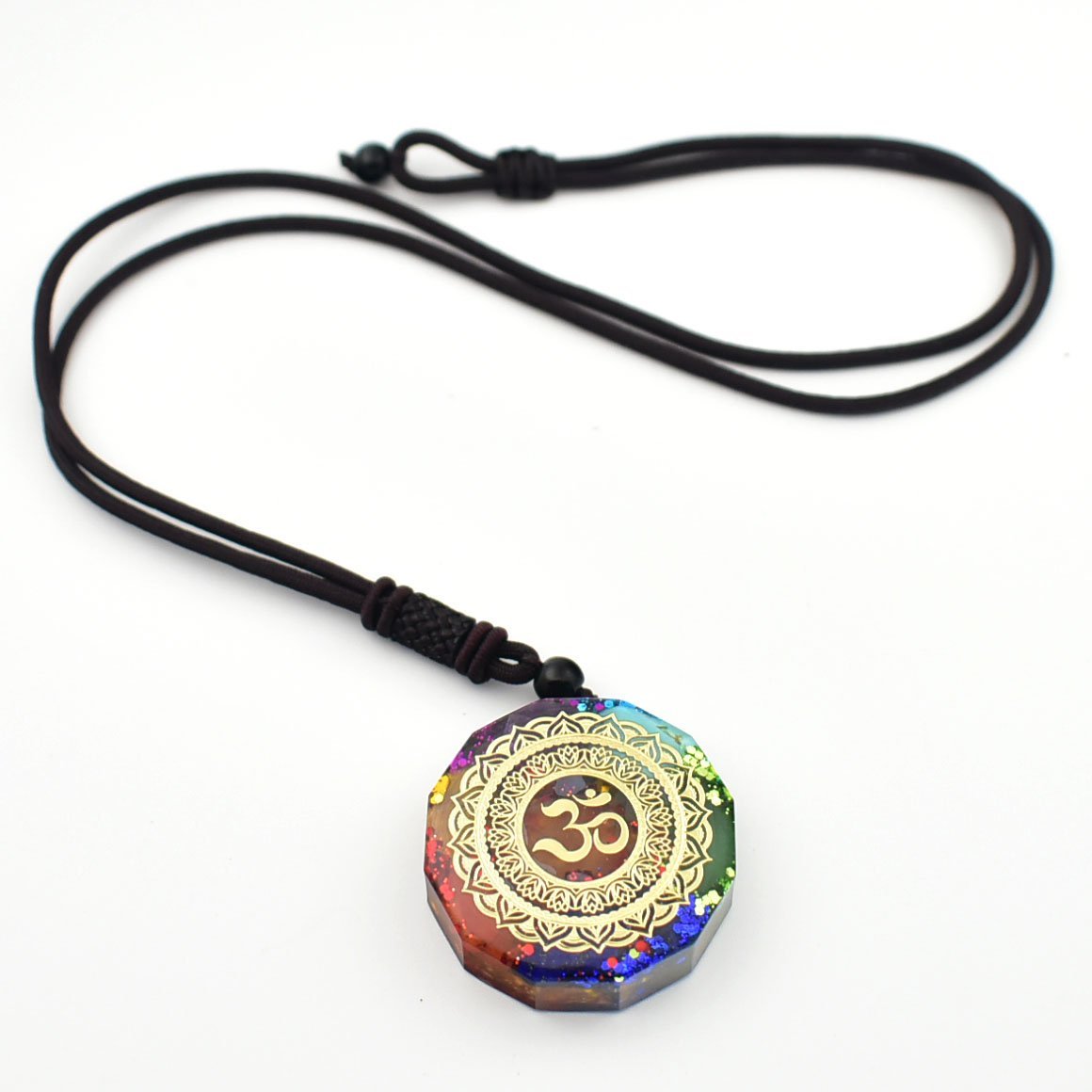 6 Natural Stone Orgonite Chakra Healing Energy Pendant - FengshuiGallary