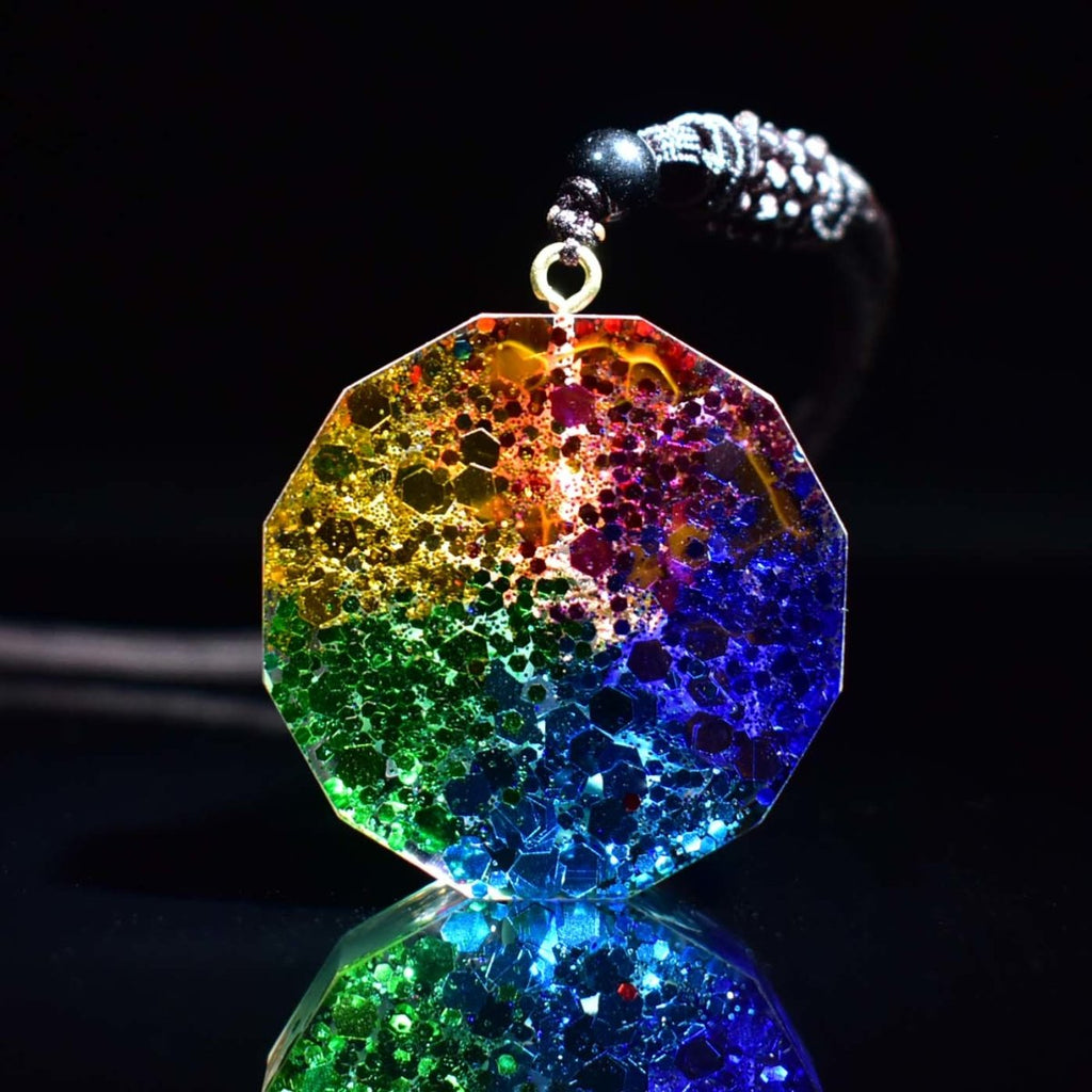 6 Natural Stone Orgonite Chakra Healing Energy Pendant - FengshuiGallary