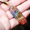 7 Chakra Orgone Energy Healing EMF Protection Pendant Necklace - FengshuiGallary